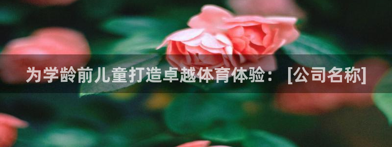 富联平台半7O777：为学龄前儿童打造卓越体育体验：