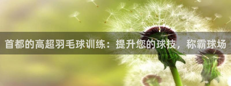 富联平台叩 411O31 富联：首都的高超羽毛球训练