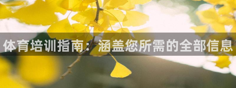 富联建工：体育培训指南：涵盖您所需的全部信息