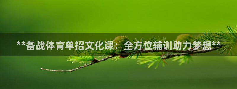 富联平台代理注册：**备战体育单招文化课：全方位辅训