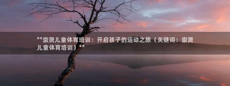 富联平台代理注册流程：**崇贤儿童体育培训：开启孩子